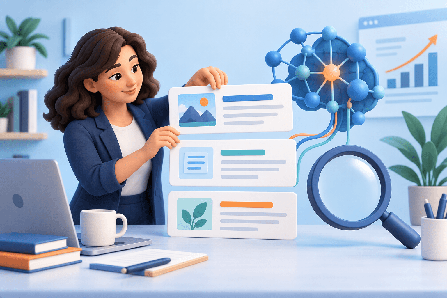 Search specialist connecting clear website content with AI-assisted search.